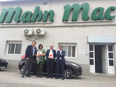 Sodena concede un préstamo de 450.000 €, mediante fondos BEI, a una empresa agroalimentaria navarra para la compra de la unidad productiva de Mahn Mac en Lodosa