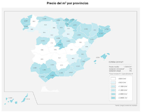 Cáceres, entre las provincias con mayor crecimiento en transacciones inmobiliarias en 2019