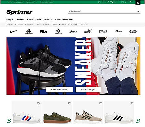 Sprinter casual online hombre