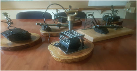Trofeos artesanales.