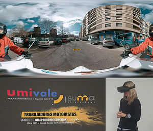 La realidad virtual, clave para prevenir accidentes laborales de tráfico en motocicleta