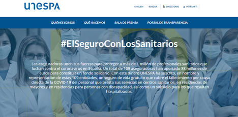 El sector asegurador amplía el seguro de vida y subsidio del personal de centros sanitarios y residencias