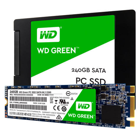 Western Digital presenta sus discos duros de estado sólido WD Blue y WD Green